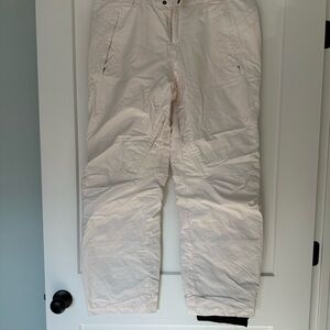 Womens Cream snow Pants